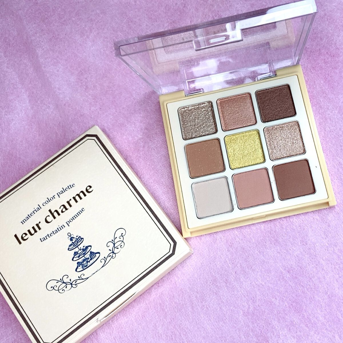 マテリアルカラーパレット/leur charme/アイシャドウパレットを使ったクチコミ（2枚目）