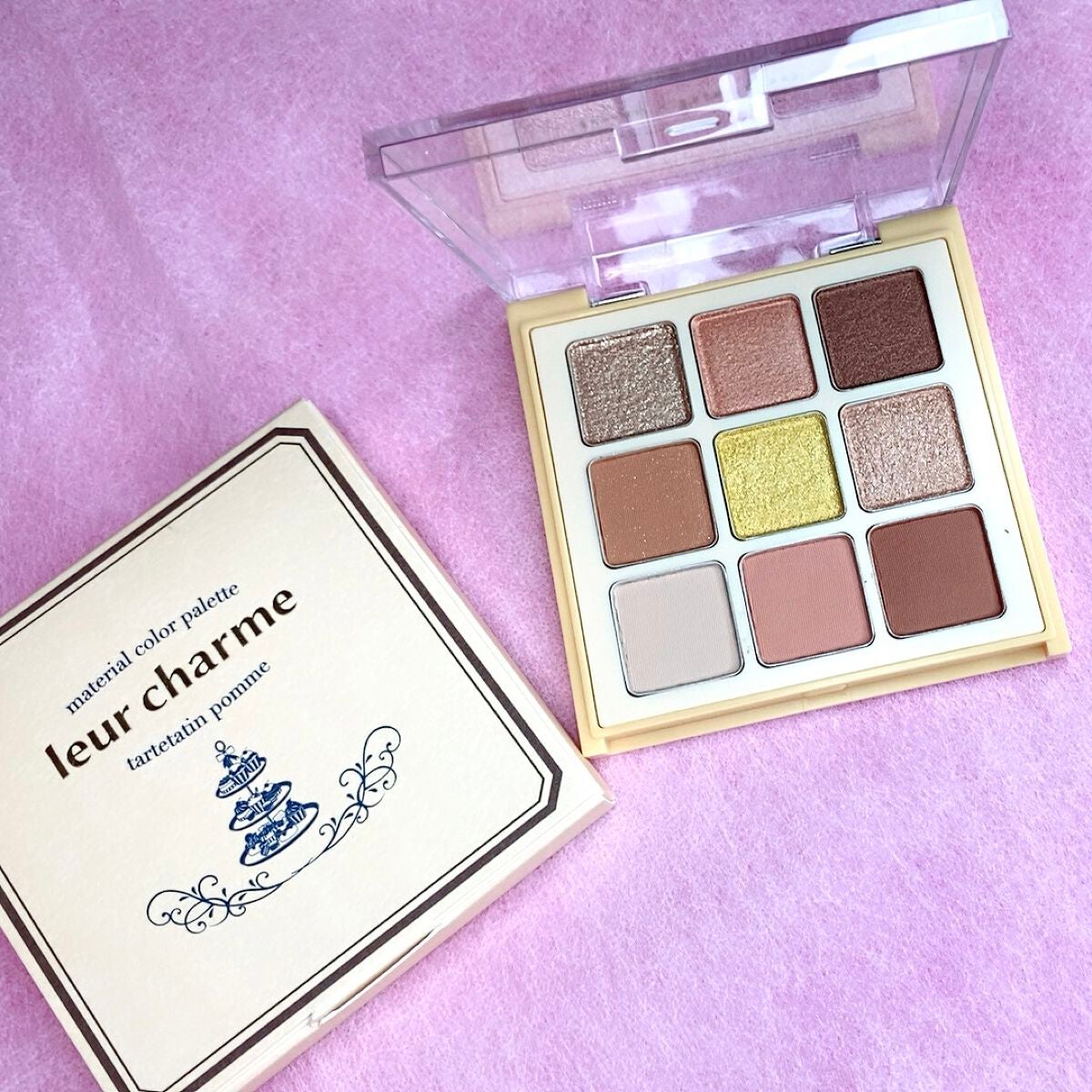 マテリアルカラーパレット/leur charme/アイシャドウパレットを使ったクチコミ(2枚目)