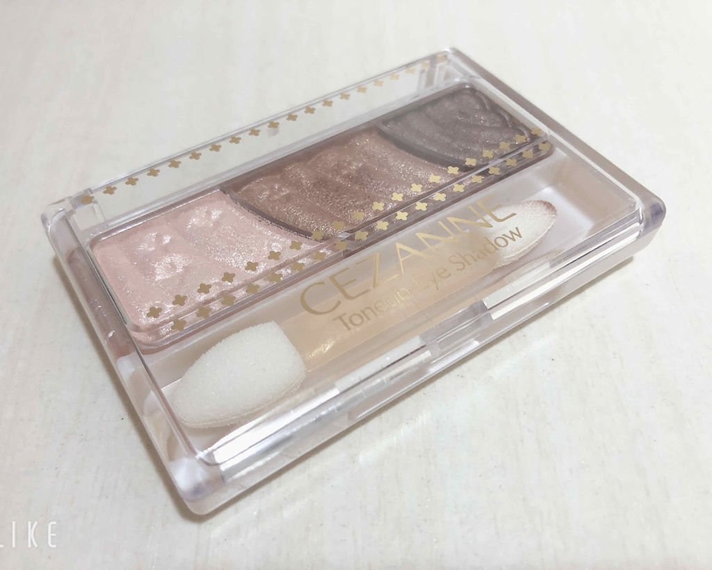 トーンアップアイシャドウ/CEZANNE/アイシャドウパレットを使ったクチコミ（1枚目）