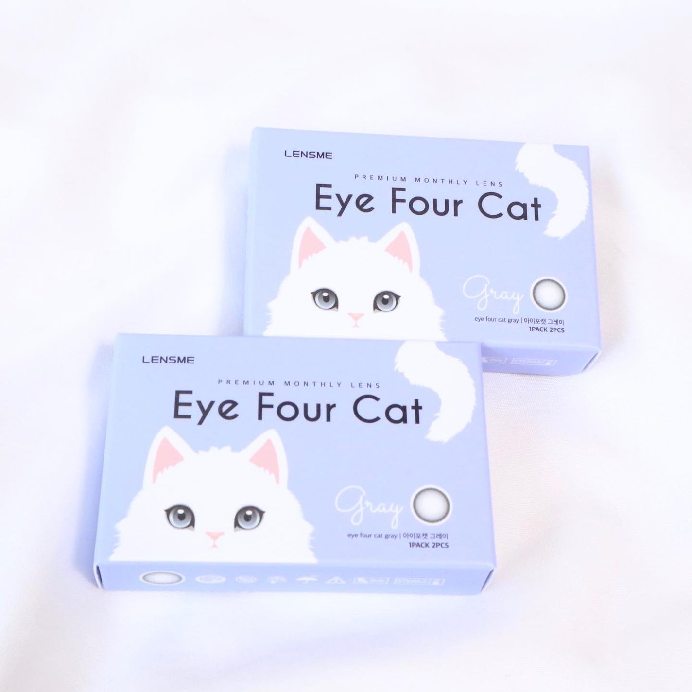 Eye Four Cat/LENSME/カラーコンタクトレンズを使ったクチコミ(2枚目)