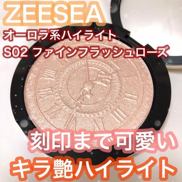 ZEESEA 顔がキラキラ  オーロラ系ハイライト/ZEESEA/パウダーハイライトを使ったクチコミ（1枚目）