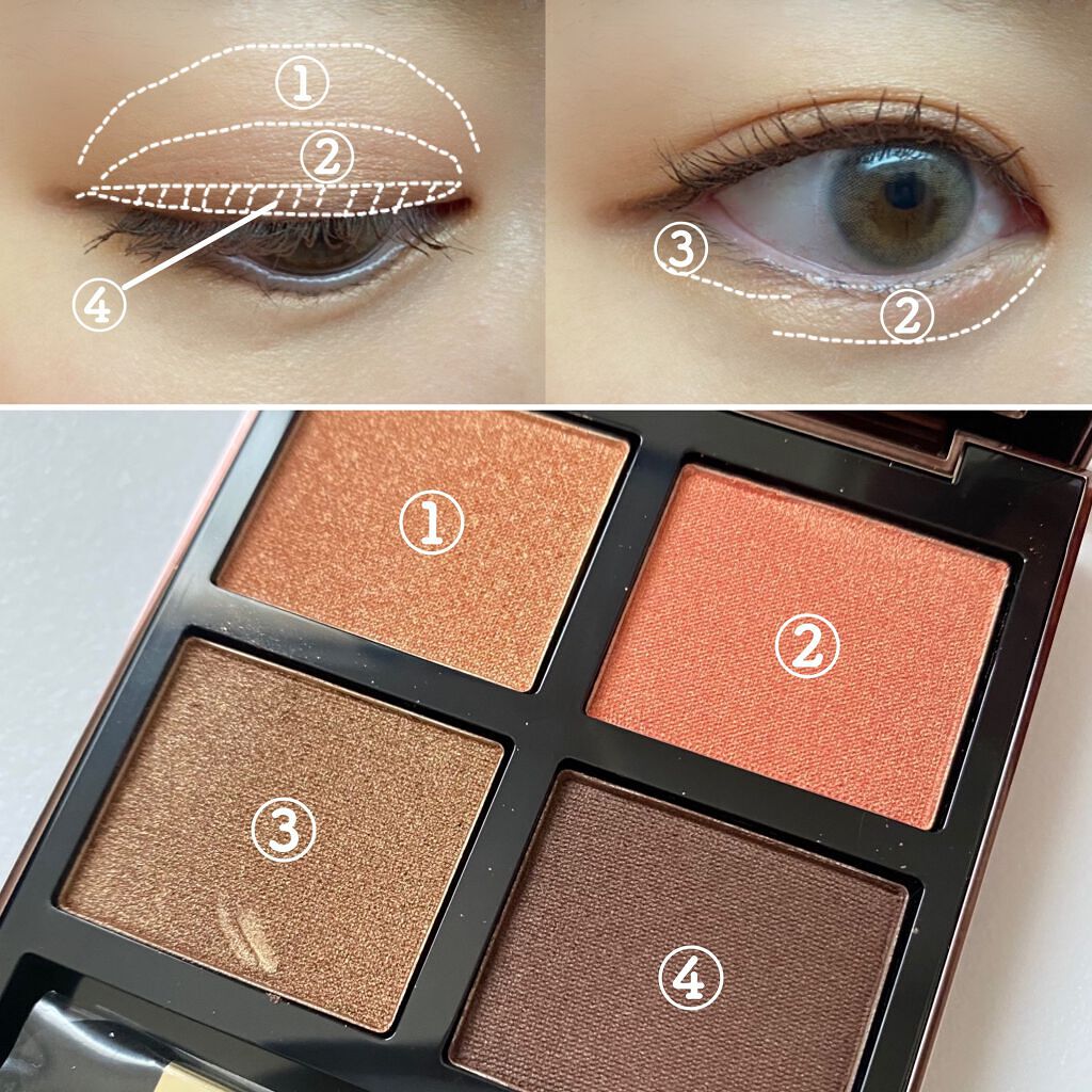 アイ カラー クォード C /TOM FORD BEAUTY/アイシャドウパレットを使ったクチコミ(3枚目)