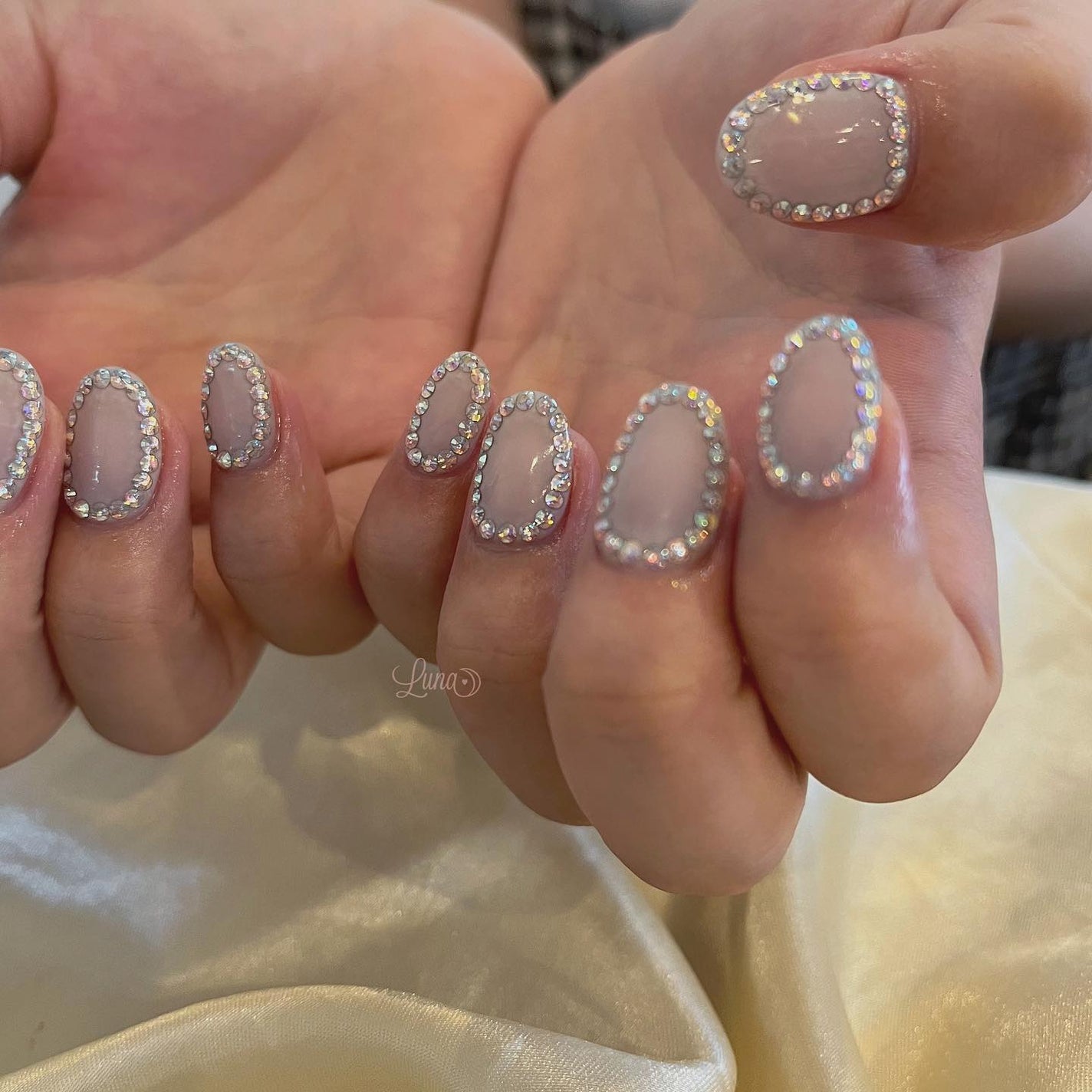 Iuna. Mizuki on LIPS 「.スペシャルプラン🤍#nail#nailstagram#gel..」(1枚目)