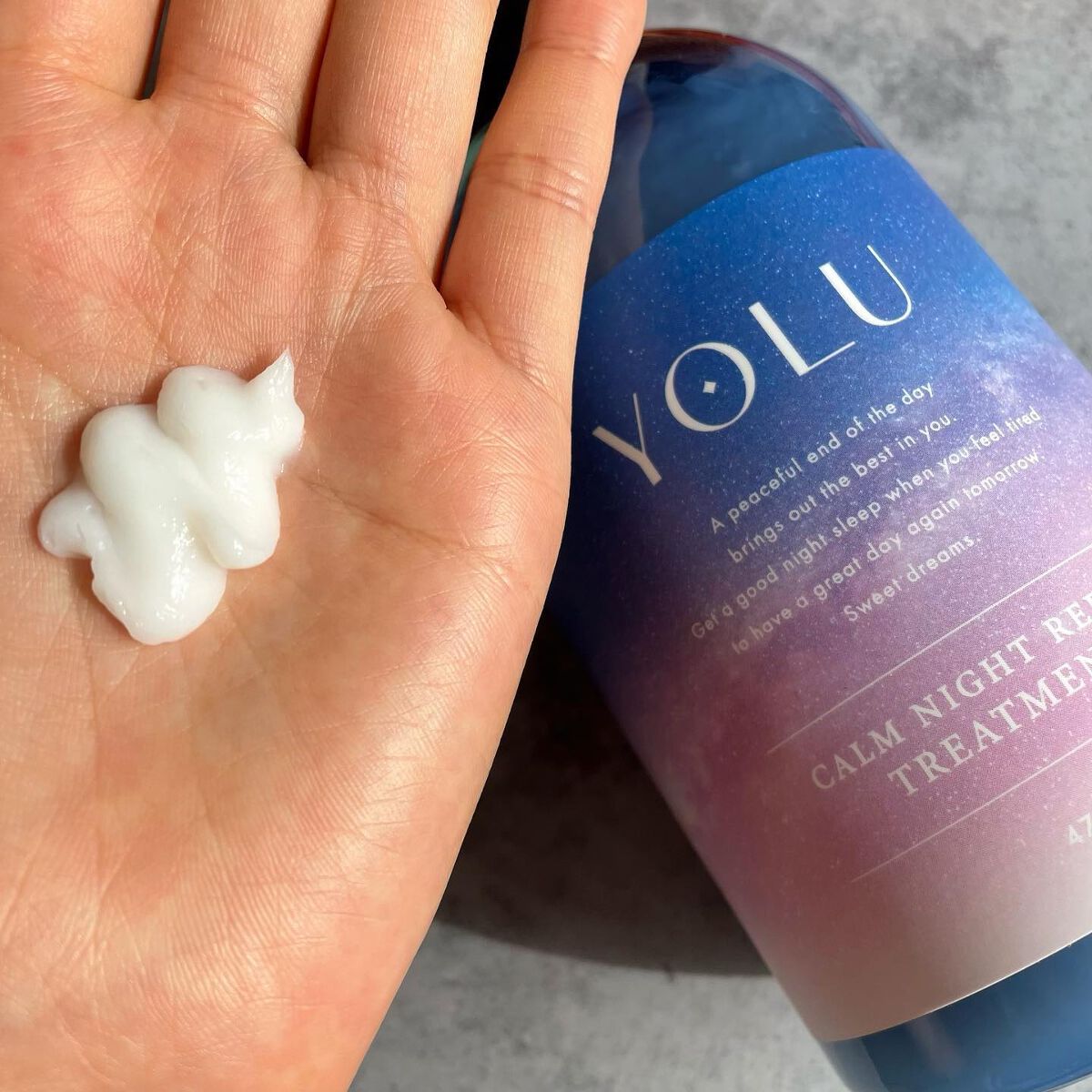 カームナイトリペアシャンプー/トリートメント/YOLU/市販シャンプーを使ったクチコミ(3枚目)