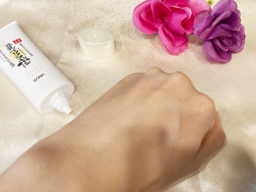 リンクルUV乳液/なめらか本舗/日焼け止めミルクを使ったクチコミ(4枚目)