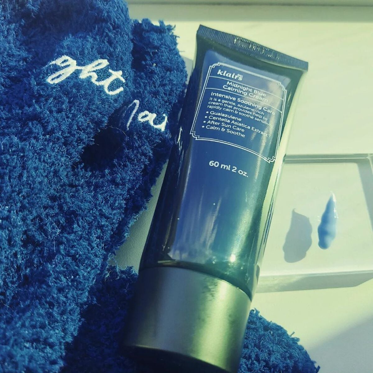 ミッドナイトブルーカーミングクリーム/Klairs/フェイスクリームを使ったクチコミ(5枚目)