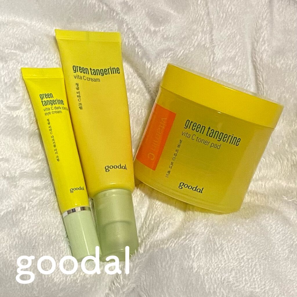 グリーンタンジェリン ビタCダークスポットケアパッド/goodal/トナーパッドを使ったクチコミ(4枚目)