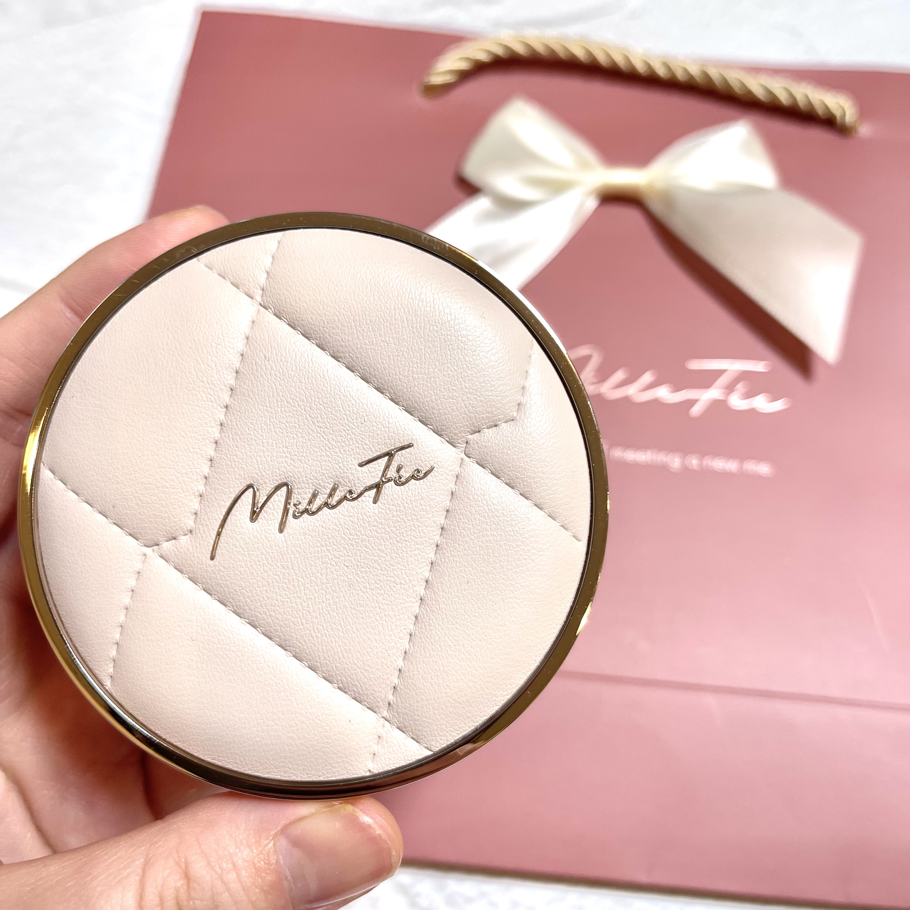 ラディアントセラムクッション/MilleFée/クッションファンデーションを使ったクチコミ（2枚目）