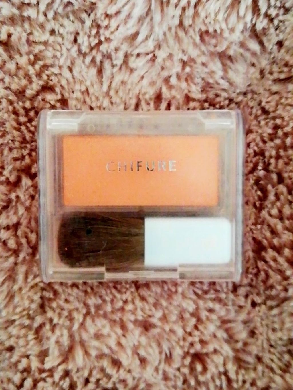 チーク カラー(ブラシ付)/ちふれ/パウダーチークを使ったクチコミ(2枚目)