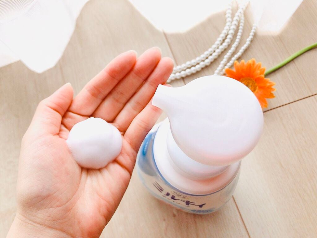 泡で出てくる ミルキィボディソープ やさしいせっけんの香り/ミルキィ/ボディソープを使ったクチコミ(3枚目)