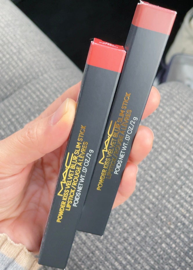 パウダー キス ベルベット ブラー スリム リップスティック/M・A・C/口紅を使ったクチコミ(6枚目)