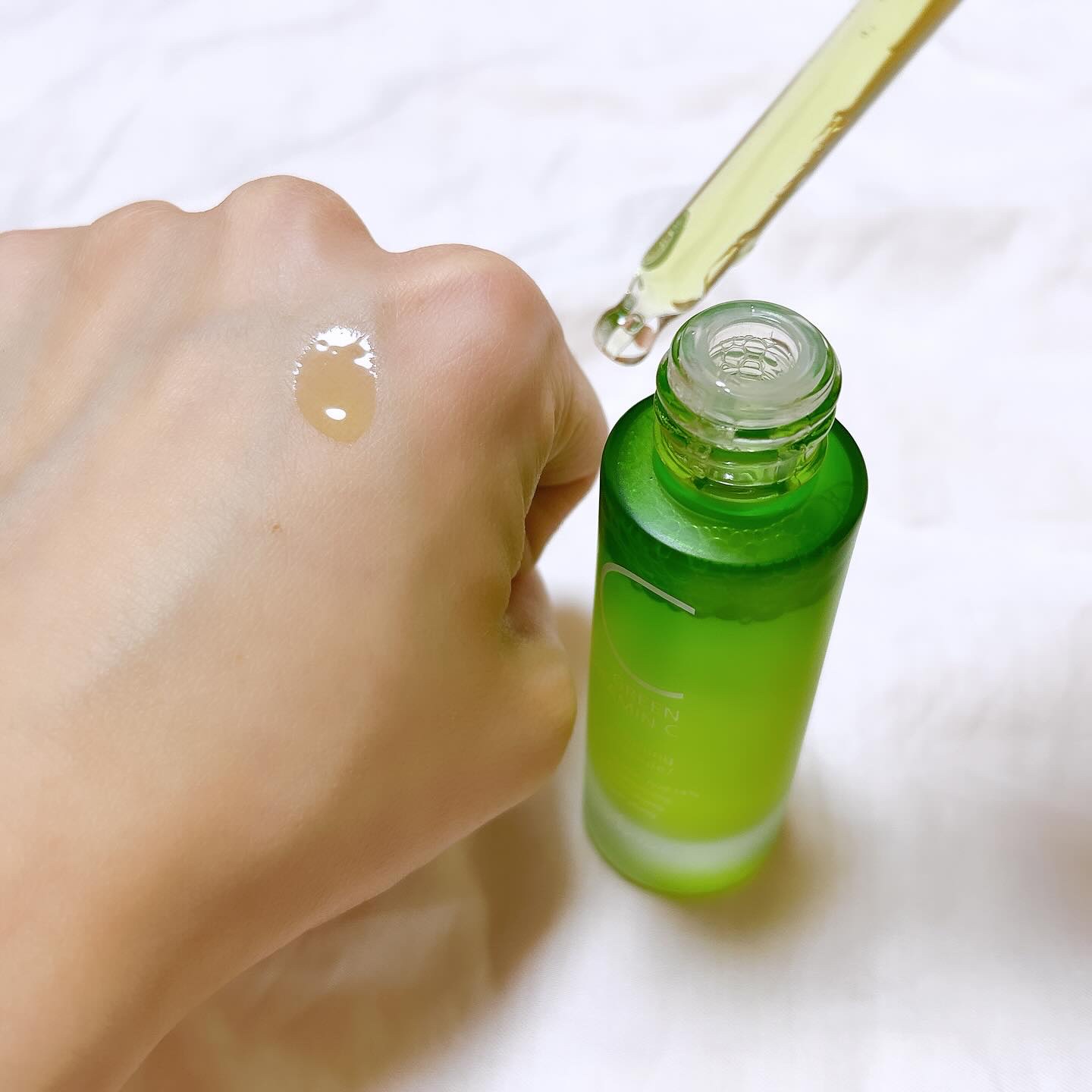 アリウル グリーンビタミンC トーニングセラム(アンプル)/Ariul/美容液を使ったクチコミ（3枚目）