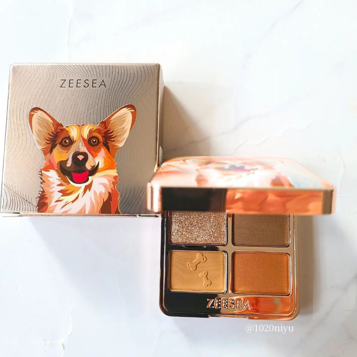 アニマルアイシャドウ(4シェード)/ZEESEA/アイシャドウパレットを使ったクチコミ（2枚目）