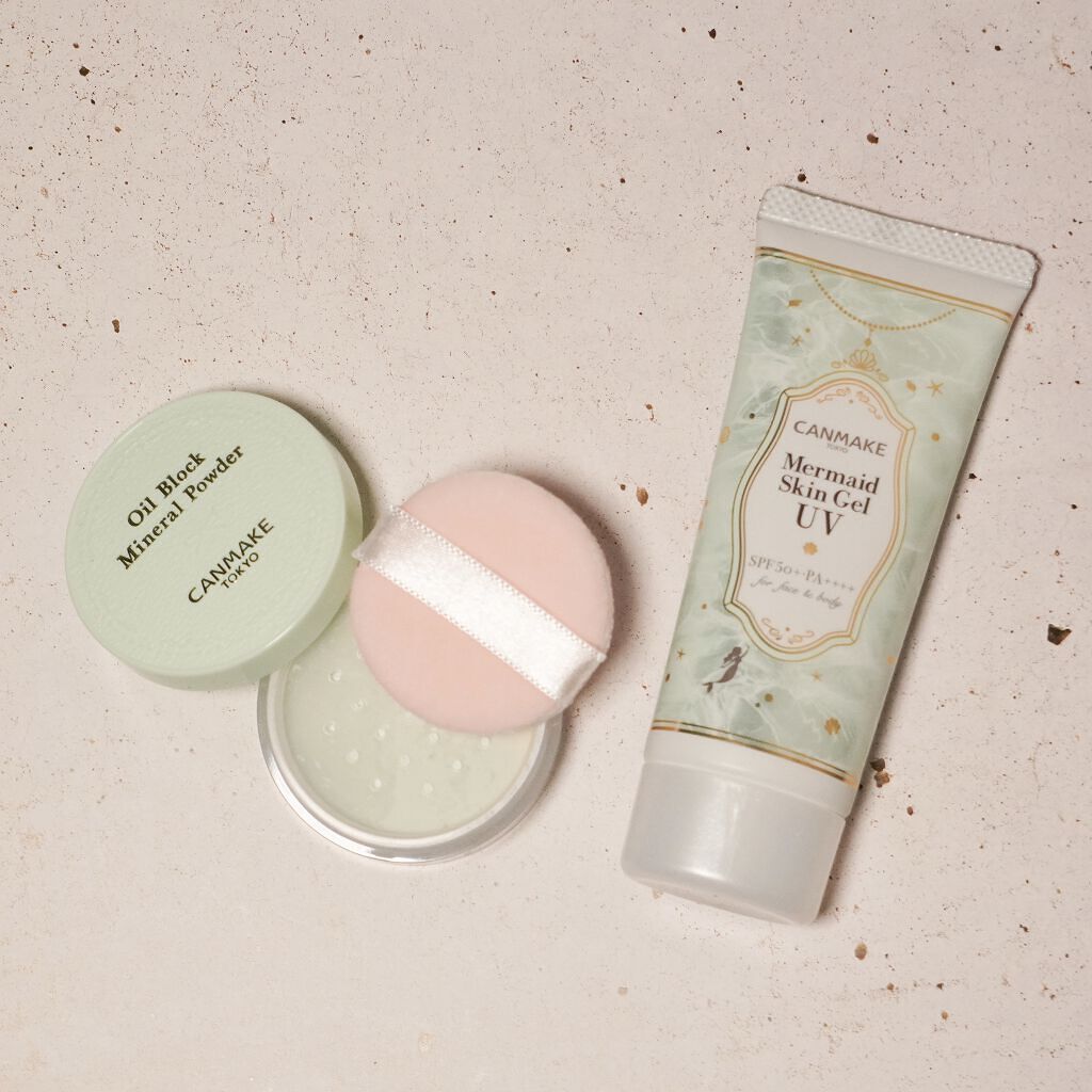 オイルブロックミネラルパウダー/キャンメイク/ルースパウダーを使ったクチコミ（1枚目）