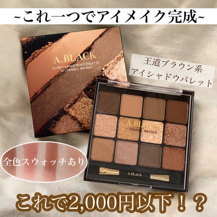 グラムチェンジマルチパレット/A.BLACK/マルチパレットを使ったクチコミ(1枚目)