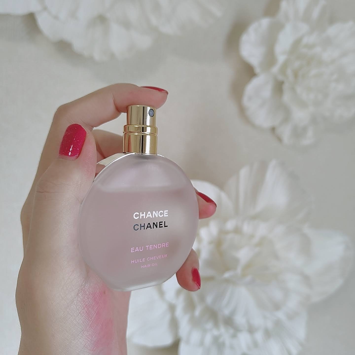 チャンス オー タンドゥル ヘア オイル/CHANEL/ヘアオイルを使ったクチコミ（2枚目）