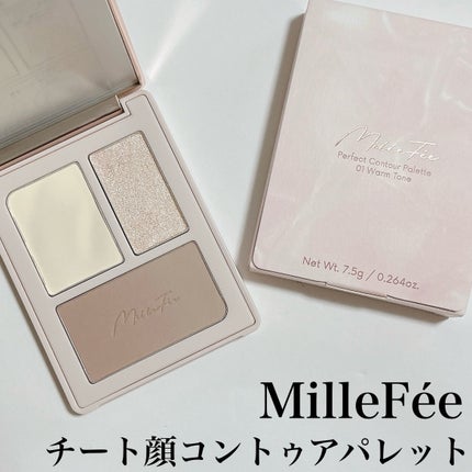 チート顔コントゥアパレット/MilleFée/パウダーハイライトを使ったクチコミ(1枚目)