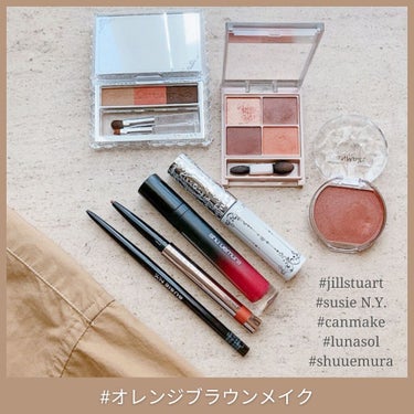 ジルスチュアート ムースブロウマスカラ 09 terracotta orange/JILL STUART/眉マスカラを使ったクチコミ（1枚目）