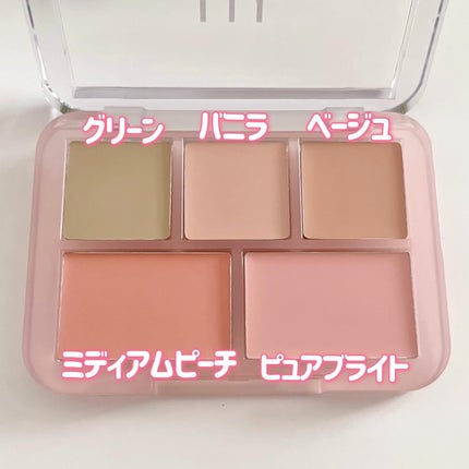 コンシールブレンダーパレット/LUNA/パレットコンシーラーを使ったクチコミ(3枚目)