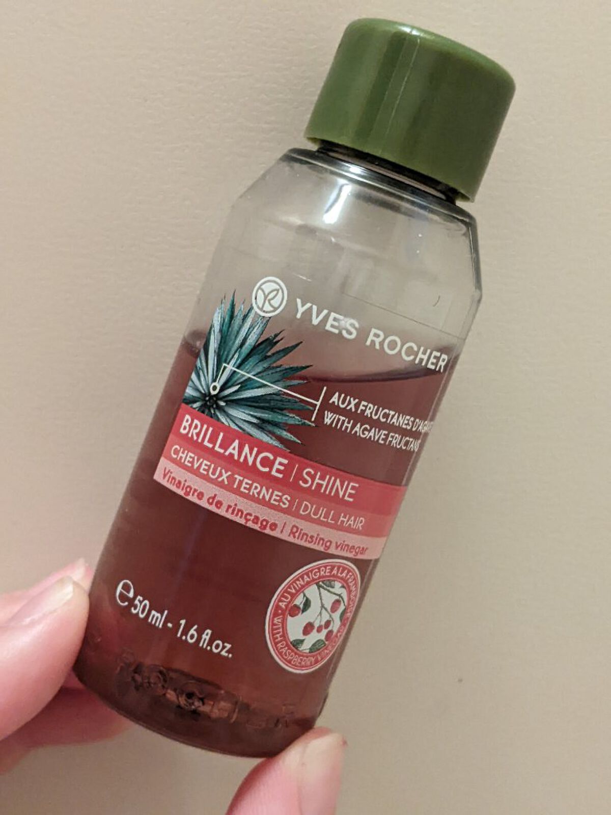 リンシングビネガー シルキーシャイン さらキララズベリー/イヴ・ロシェ/洗い流すヘアトリートメントを使ったクチコミ（1枚目）