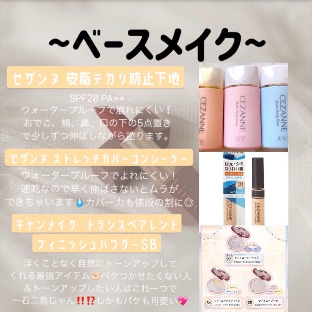 皮脂テカリ防止下地/CEZANNE/化粧下地を使ったクチコミ(2枚目)