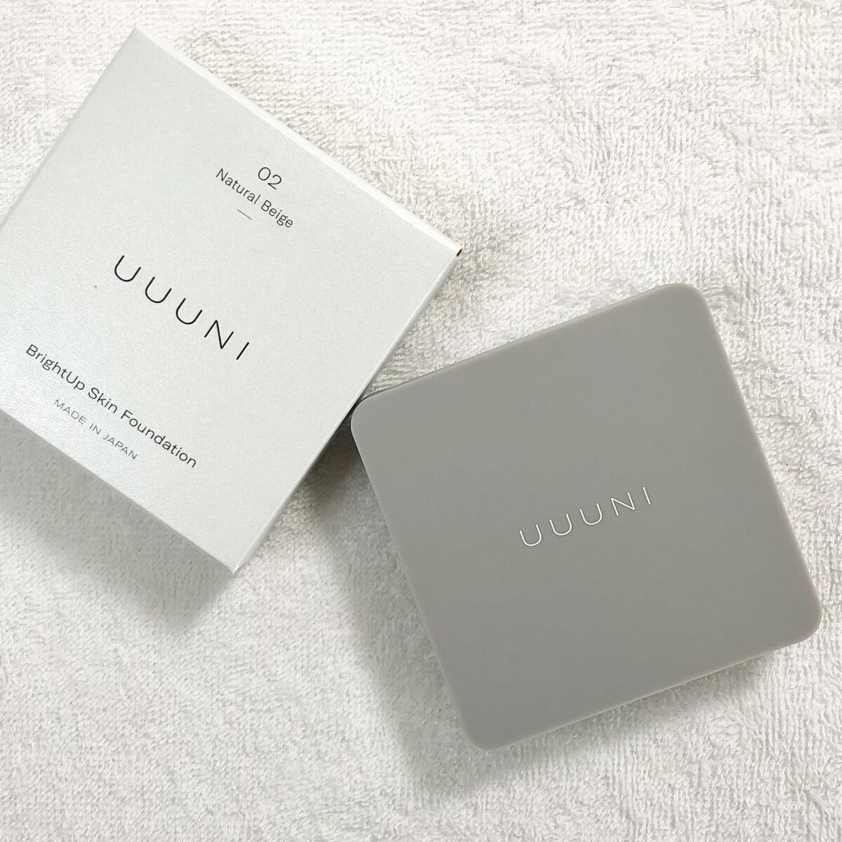 ブライトアップスキンファンデーション 02 Natural Beige(ナチュラルベージュ)/UUUNI/クッションファンデーションを使ったクチコミ（1枚目）