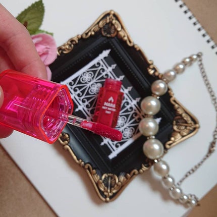 マーラーホットウォーターティント/BLACK ROUGE/リップティントを使ったクチコミ(4枚目)