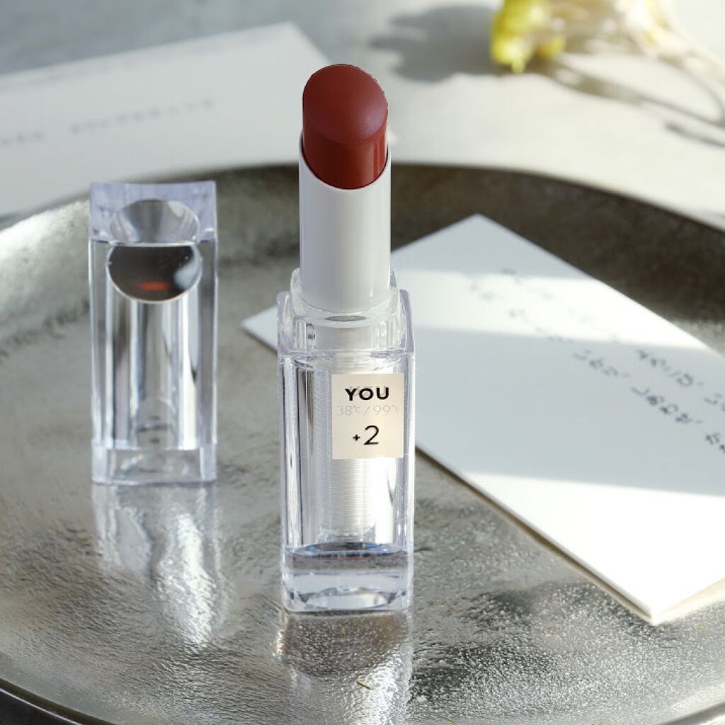 38℃/99℉ LIPSTICK  ＜YOU＞/UZU BY FLOWFUSHI/口紅を使ったクチコミ（1枚目）