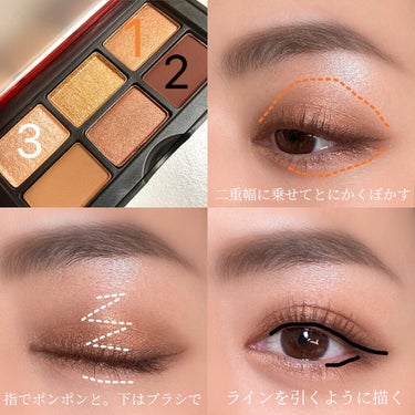  アンラップド ミニアイシャドーパレット LAGUNA /NARS/パウダーアイシャドウを使ったクチコミ（9枚目）