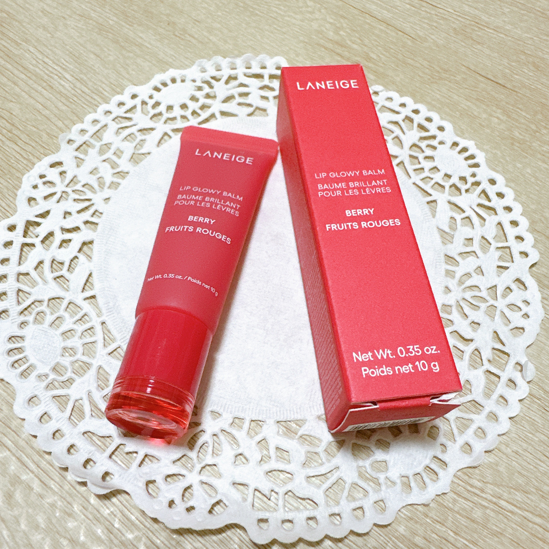 リップグロウィバーム ベリー/LANEIGE/リップバームを使ったクチコミ（2枚目）