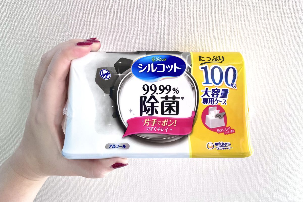 99.99％除菌ウェットティッシュ/シルコット/ティッシュを使ったクチコミ（1枚目）