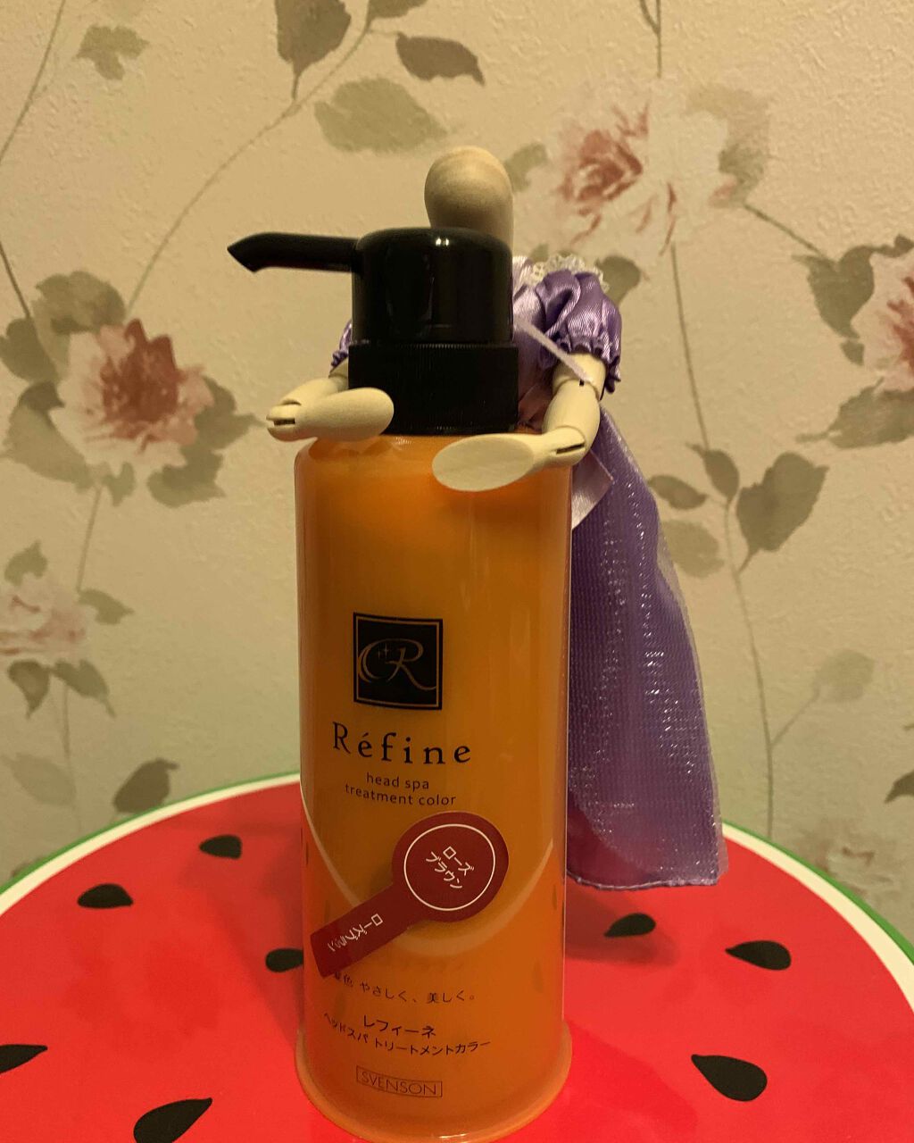 レフィーネ レフィーネ ヘッドスパ トリートメントカラーのクチコミ「白髪は生え際集中
ここだけカラーリングしていたら頭皮も髪も痛んできて
細く薄くなってしまった
.....」（2枚目）