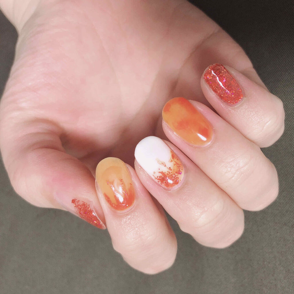 ウィークリージェル NE-23 Tropical Mango/HOMEI/ジェルネイルを使ったクチコミ（3枚目）