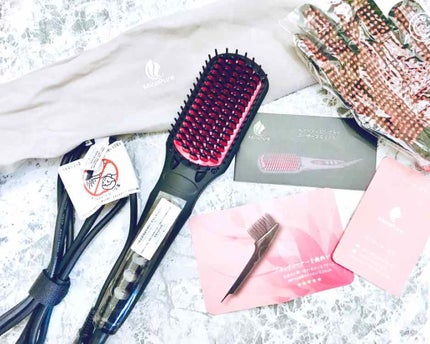 ダブルマイナスイオンストレートブラシアイロン/Miropure/ヒートブラシを使ったクチコミ(1枚目)