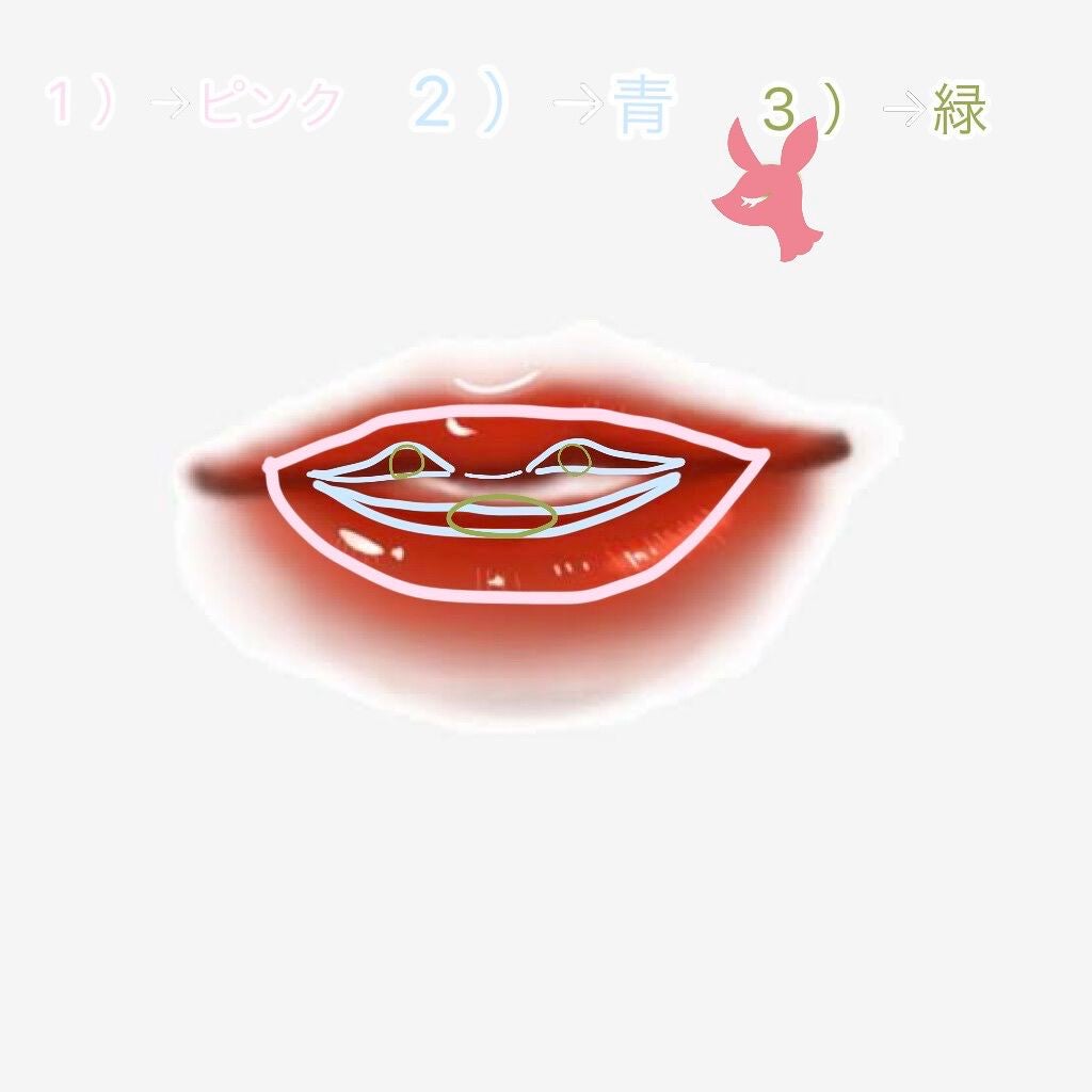 ラスティンググロスリップ/CEZANNE/口紅を使ったクチコミ(3枚目)