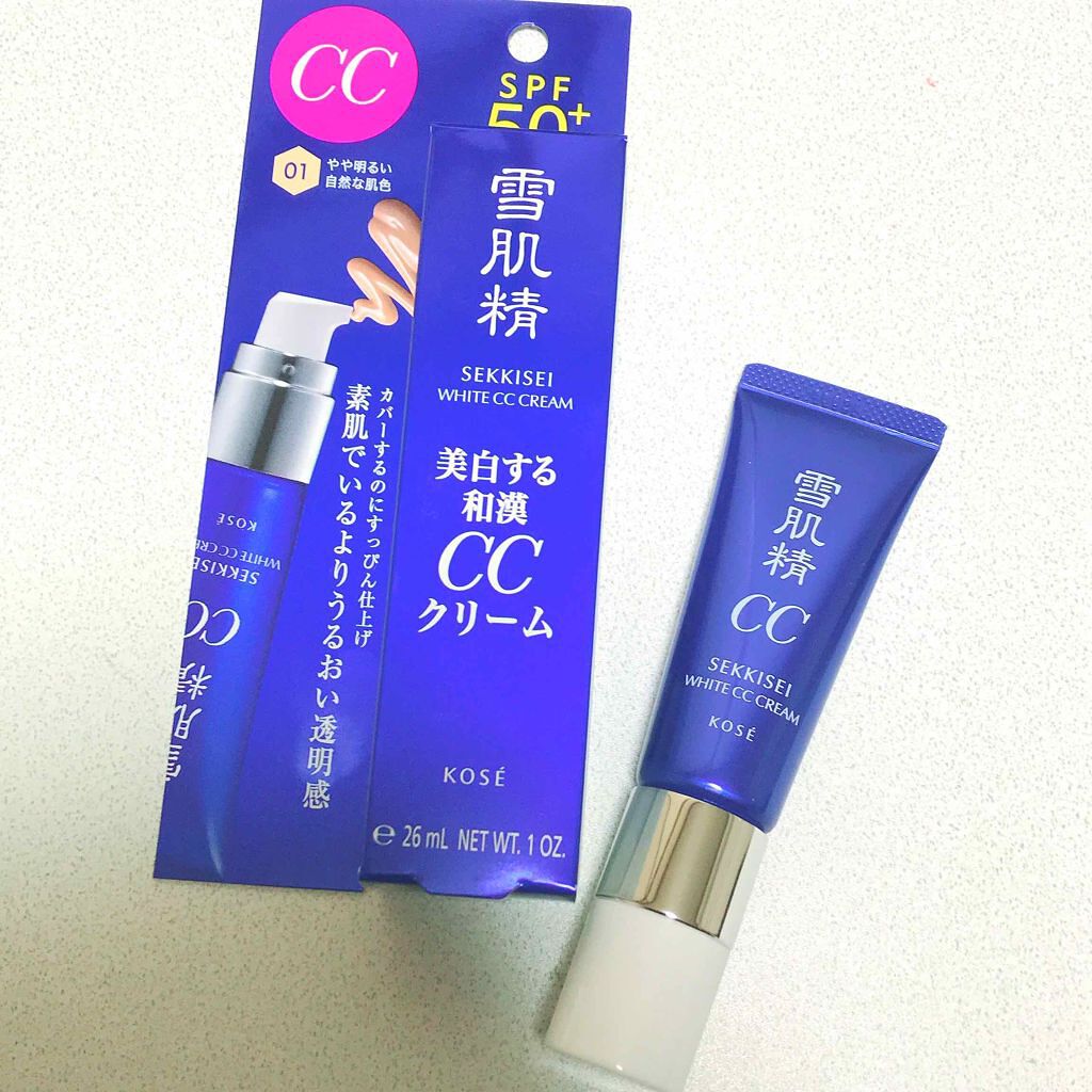 ホワイト CCクリーム/雪肌精/CCクリームを使ったクチコミ（1枚目）