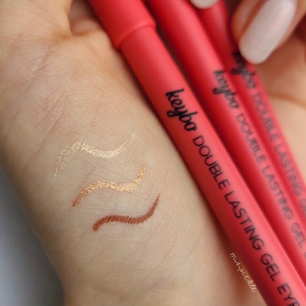 ダブルラスティングジェルライナー/keybo/ジェルアイライナーを使ったクチコミ(1枚目)