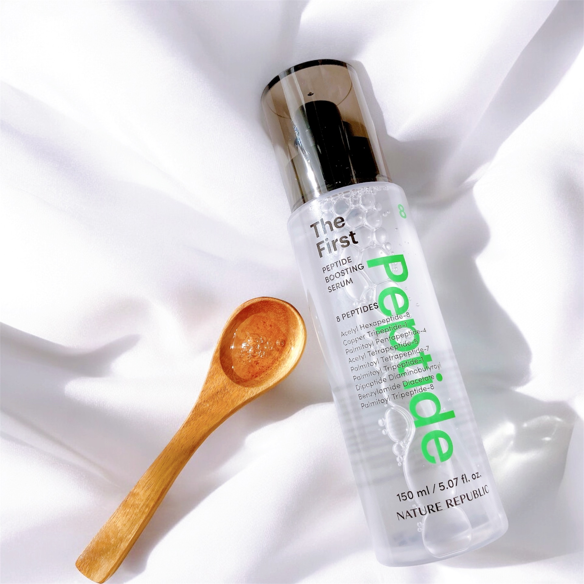 ザファーストペプチドブースティングセラム/ネイチャーリパブリック/ブースター・導入液を使ったクチコミ（2枚目）