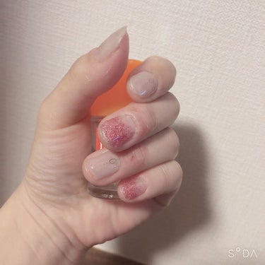 Gel Look TOPCOAT/DAISO/ネイルトップコート・ベースコートを使ったクチコミ（3枚目）