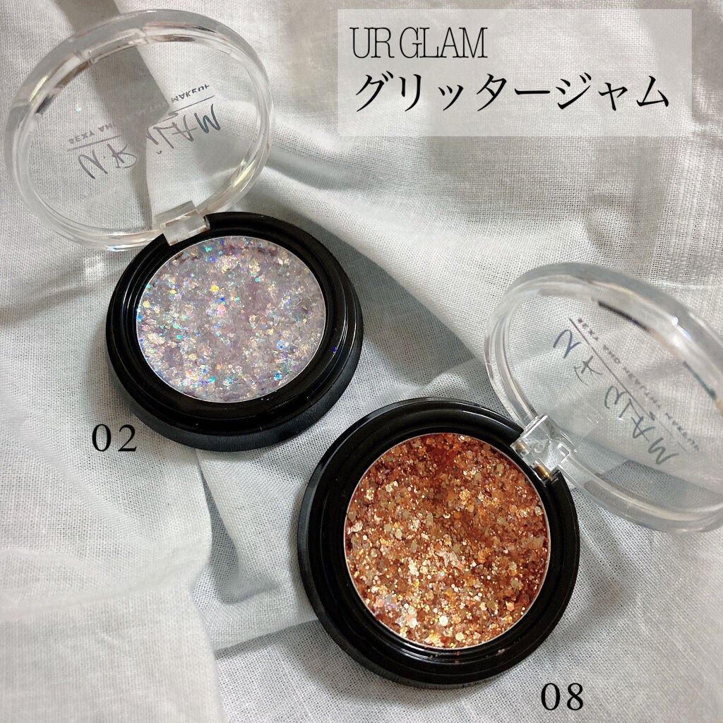 URGLAM GLITTER GEM/U R GLAM/ジェル・クリームチークを使ったクチコミ(2枚目)