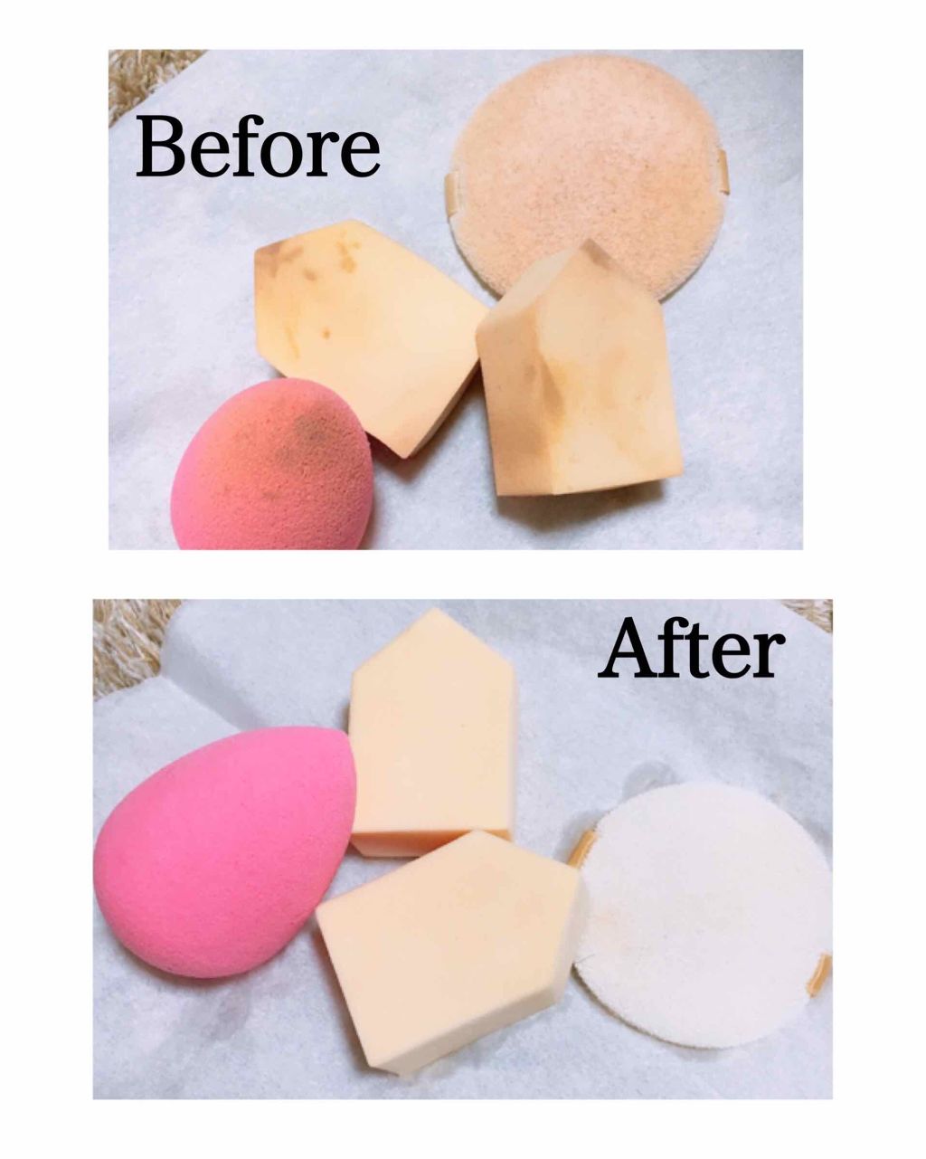 パフ・スポンジ専用洗剤/DAISO/その他化粧小物を使ったクチコミ(2枚目)