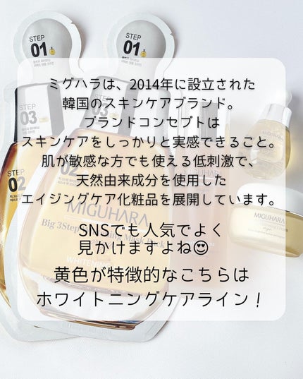 Big3 Step Whitening Mask Pack/MIGUHARA/シートマスク・パックを使ったクチコミ(2枚目)