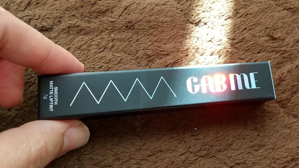 スムースマットリップティント 05 キドニーフィグ (スモーキーピンク)/GAB ME/リップティントを使ったクチコミ（1枚目）