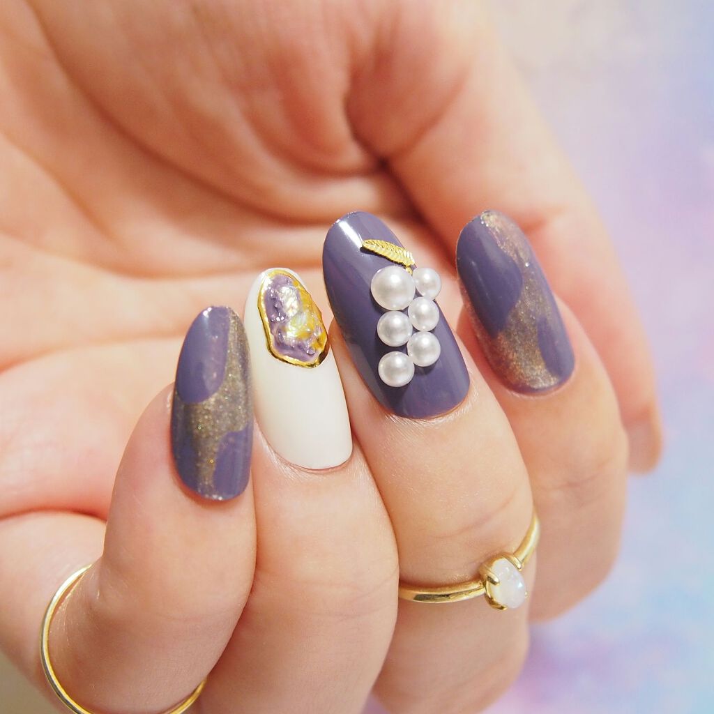 ネイルシール/セリア/ネイルシールを使ったクチコミ(2枚目)