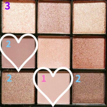 UR GLAM　BLOOMING EYE COLOR PALETTE/U R GLAM/パウダーアイシャドウを使ったクチコミ（3枚目）