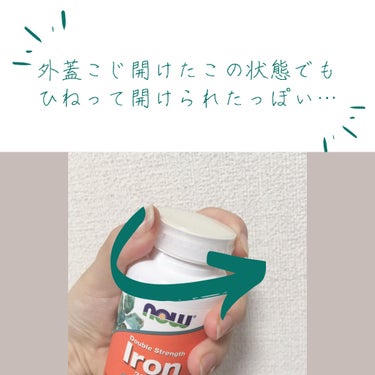 鉄分 36mg/Now Foods/健康サプリメントの画像