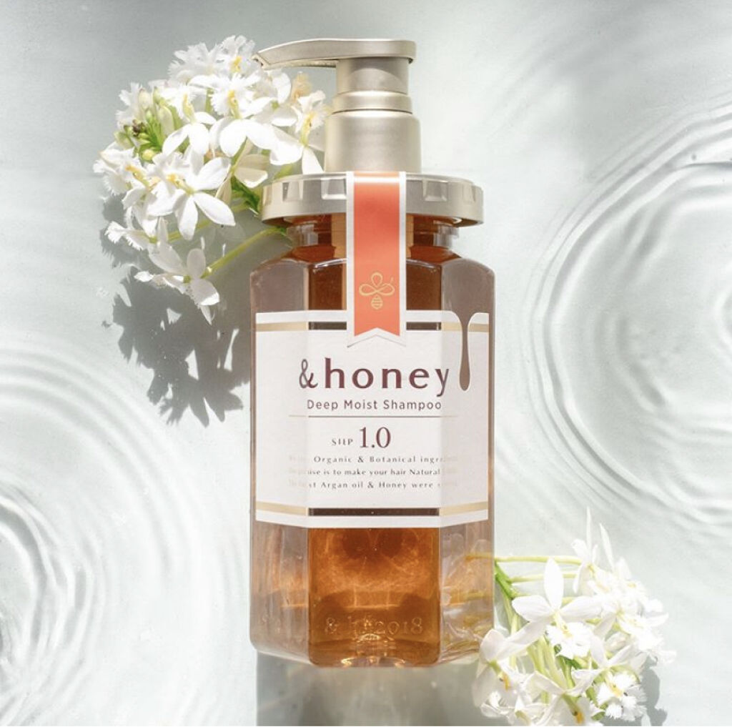 ディープモイスト シャンプー1.0／ヘアトリートメント2.0/&honey/市販シャンプーを使ったクチコミ（1枚目）