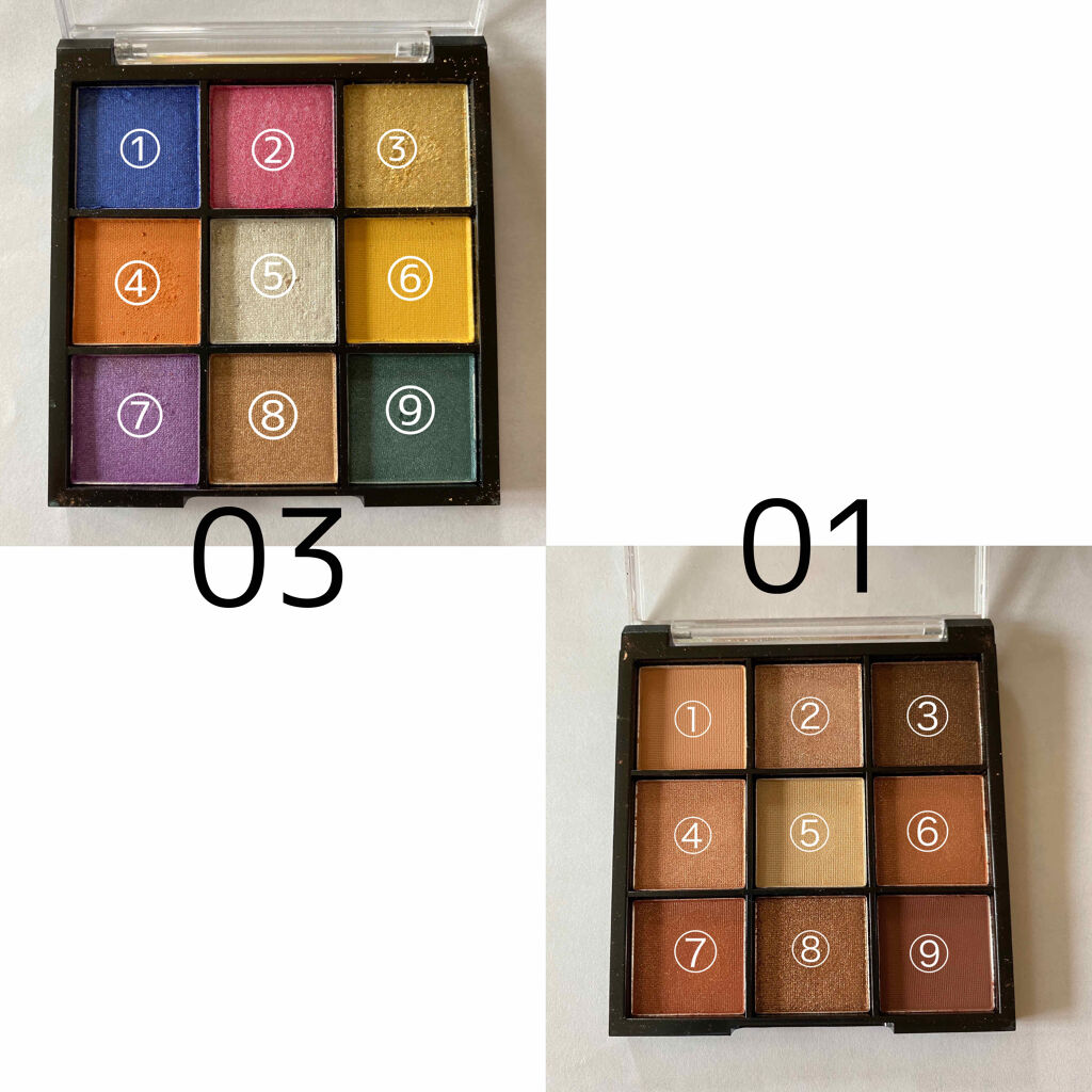 UR GLAM　BLOOMING EYE COLOR PALETTE/U R GLAM/アイシャドウパレットを使ったクチコミ（2枚目）
