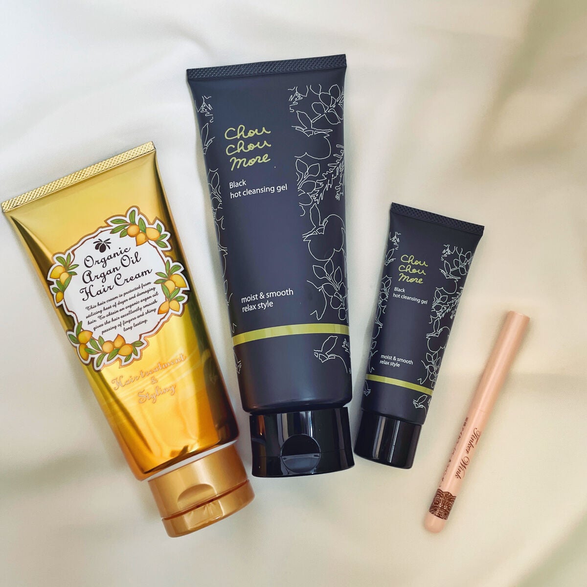 オーガニックアルガンヘアクリーム/オーガニックヘアケア/アウトバストリートメントを使ったクチコミ(1枚目)