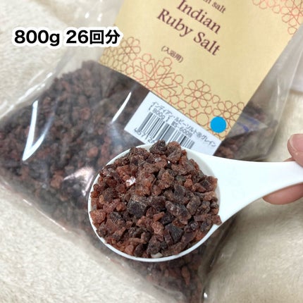 EARTH CONSCIOUS (アースコンシャス) インディアン ルビーソルトのクチコミ「汗止まらん!めっちゃあったまるバスソルト!
楽天で1,090円!
インディアン・ルビーソルト.....」(3枚目)